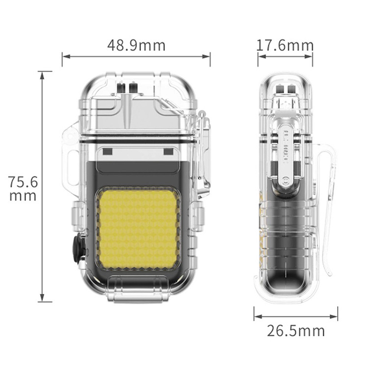 فندک شارژی COB کمپی مدل Flashlight-190