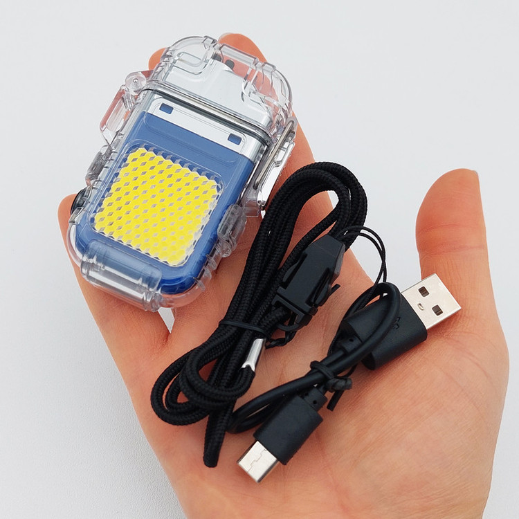 فندک شارژی COB کمپی مدل Flashlight-190