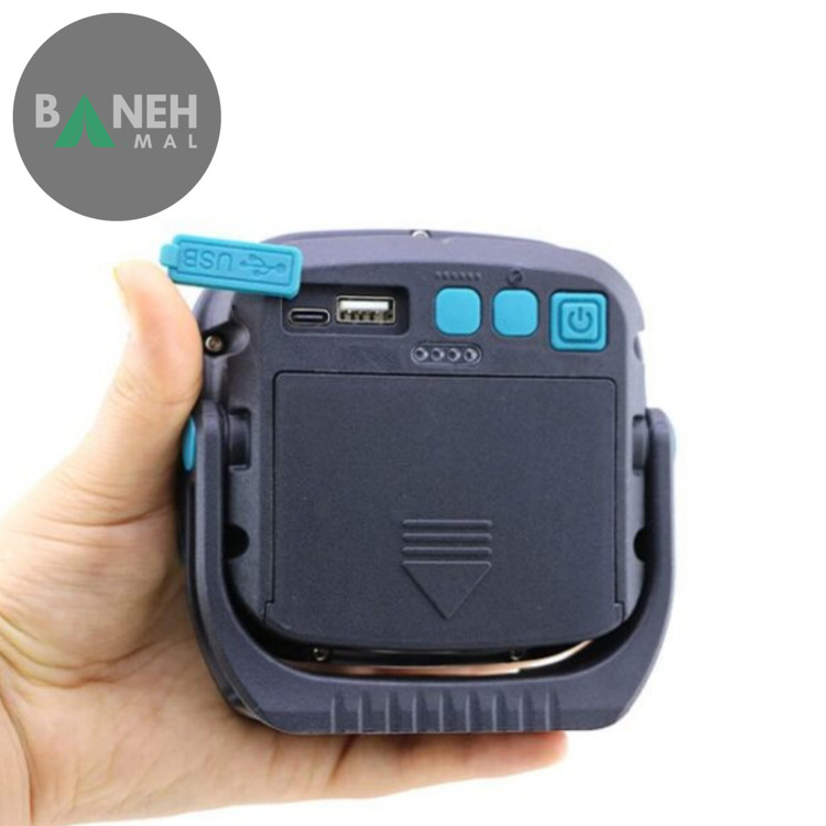 چراغ پروژکتور شارژی مدل W894-1 پاوربانک شو