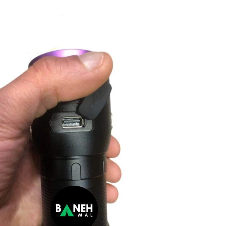 چراغ قوه یووی UV کینساچ KINSACH KS-H4-4UV پاوربانک دار