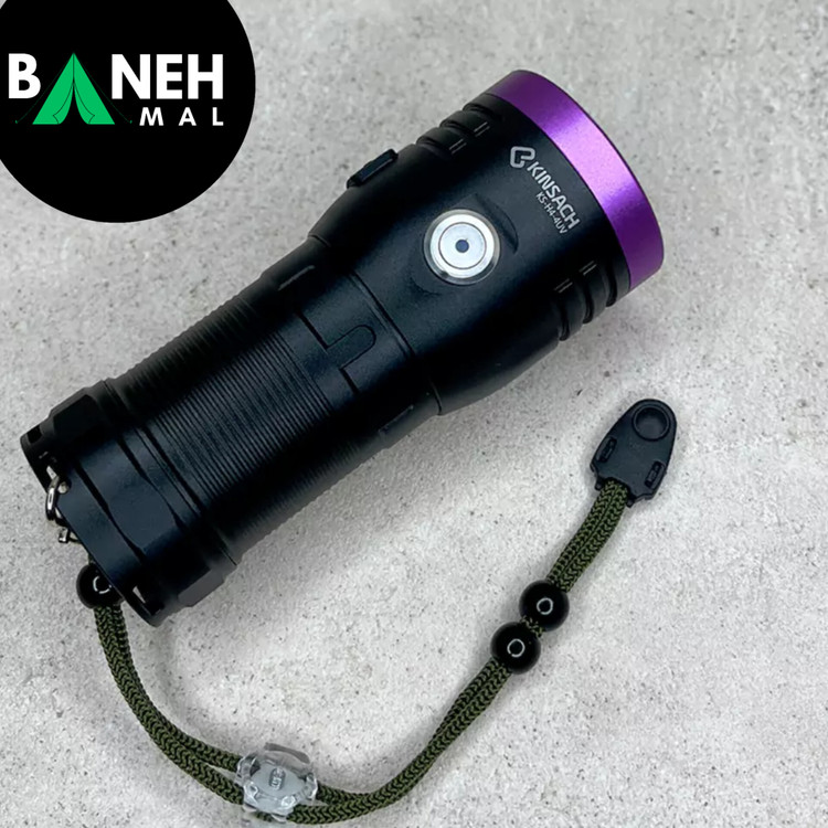 چراغ قوه یووی UV کینساچ KINSACH KS-H4-4UV پاوربانک دار