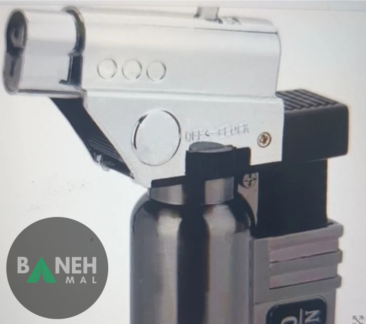 فندک شعله افکن هواگاز فشار قوی بدنه فلزی PLAME GUN 260JET