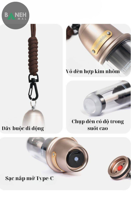 چراغ کمپینگ آویزی نیچرهایک مدل CNK2350ZM010