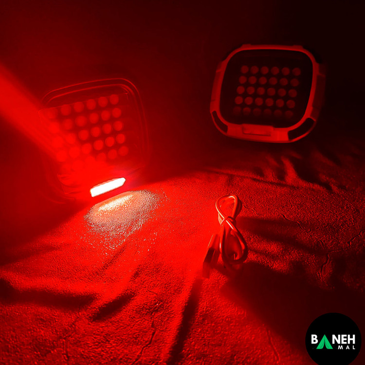 چراغ پروژکتور شارژی مدل W893 پاوربانک دار