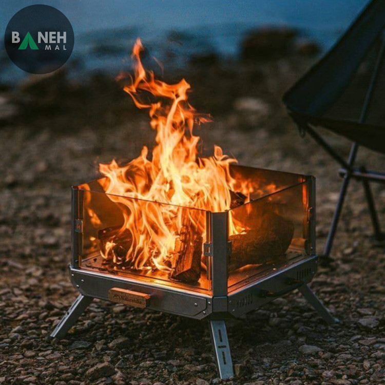 آتشدان شیشه ای تاشو نیچرهایک مدل CNK2450CF028