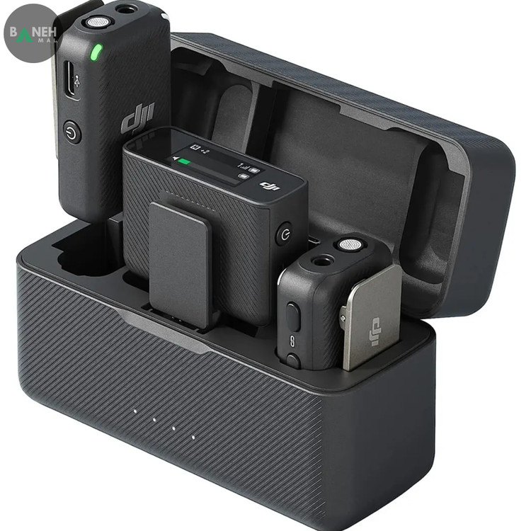 میکروفون بیسیم 2 نفره DJI Mic 2 مدل Wireless Microphone