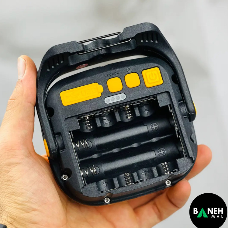 چراغ پروژکتور شارژی مدل W895 پاوربانک دار