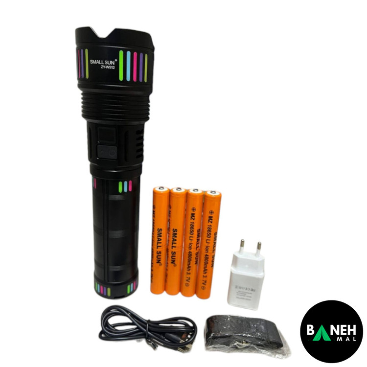 چراغ قوه زومدار پلیسی اسمال سان مدل ZY-W512