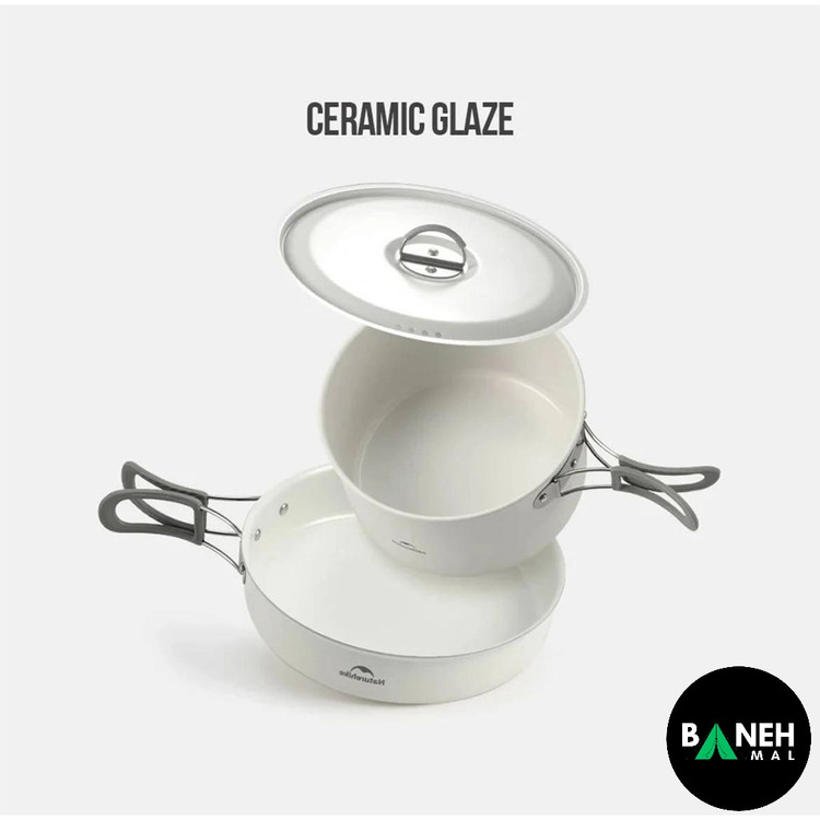 ست قابلمه سفید نیچرهایک مدل CNK2450CF013