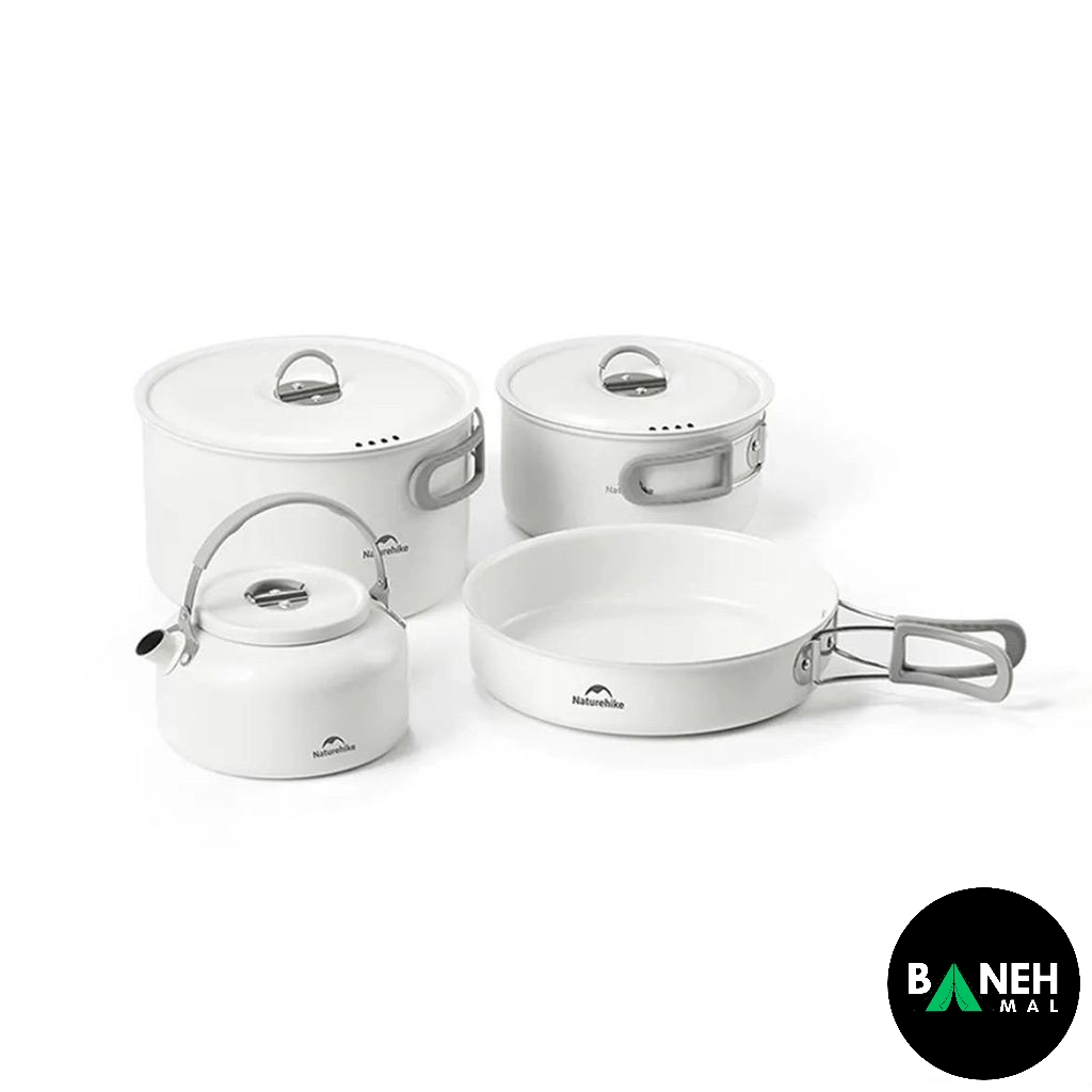 ست قابلمه سفید نیچرهایک مدل CNK2450CF013