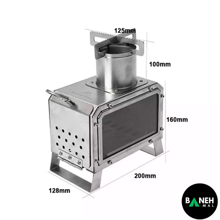 بخاری هیزمی مینی ماونتین هایکر مدل SZK803