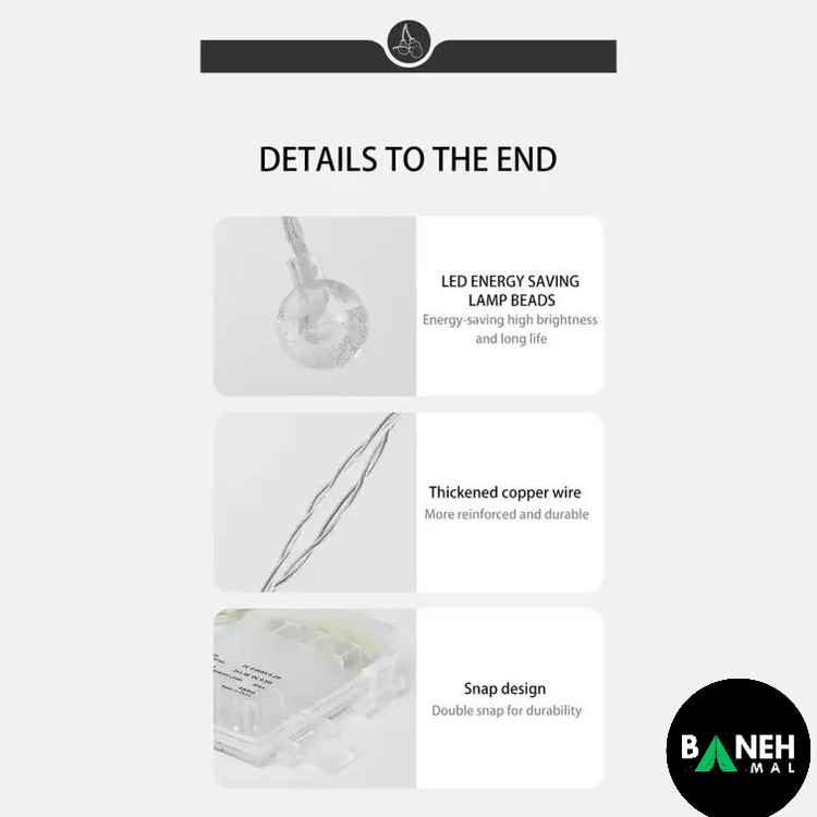 چراغ ریسه 10 متری نیچرهایک CNH22DQ028
