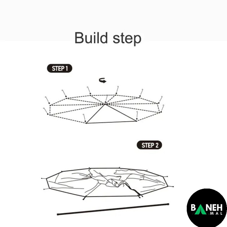 چادر سرخپوستی نیچرهایک مدل NH20ZP002
