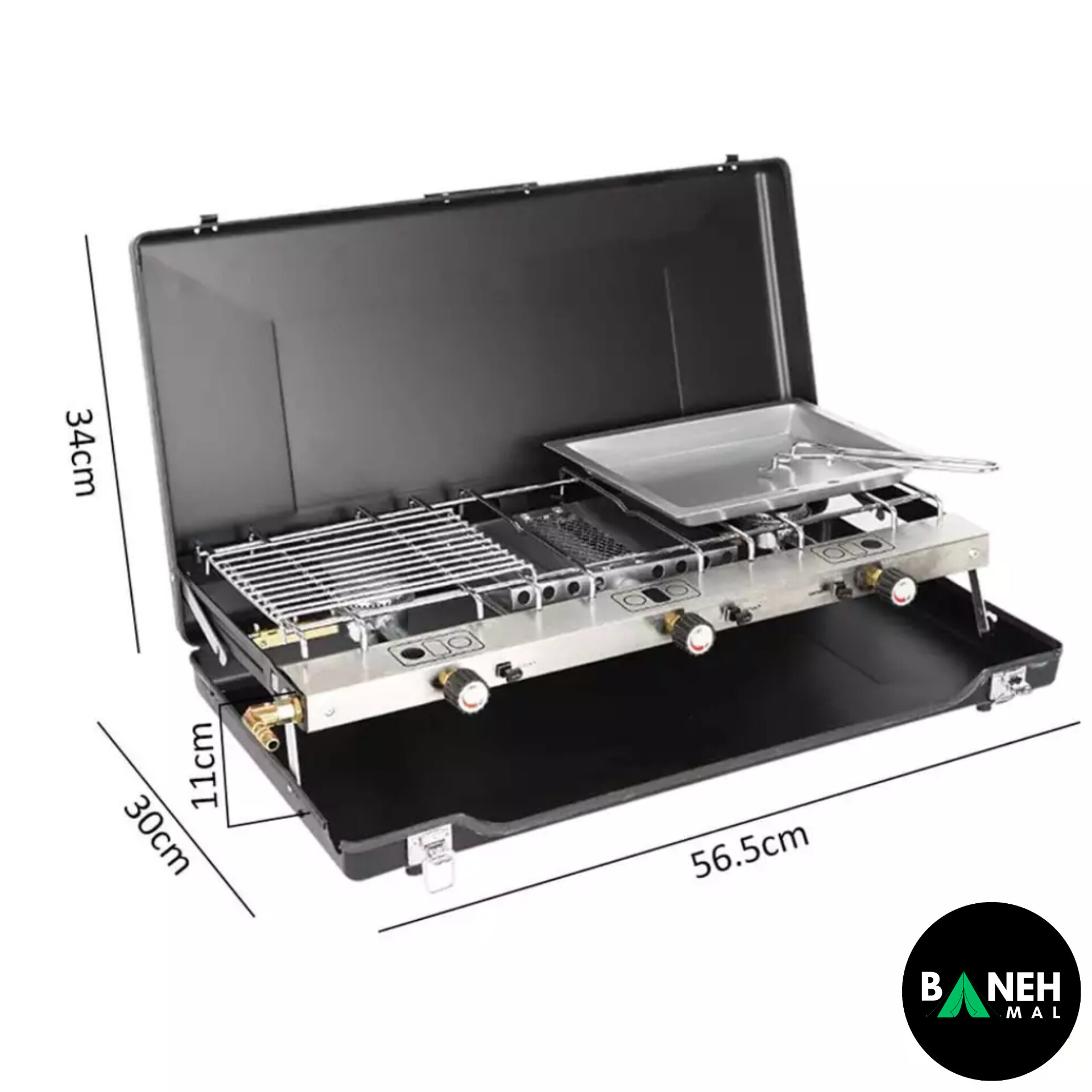 باربیکیو گازی دو شعله چانوداگ مدل FX-5340