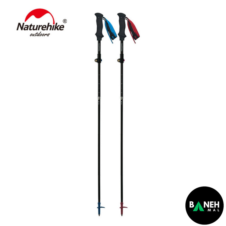 عصای کوهنوردی کربن نیچرهایک مدل NH18D010-Z | ST07
