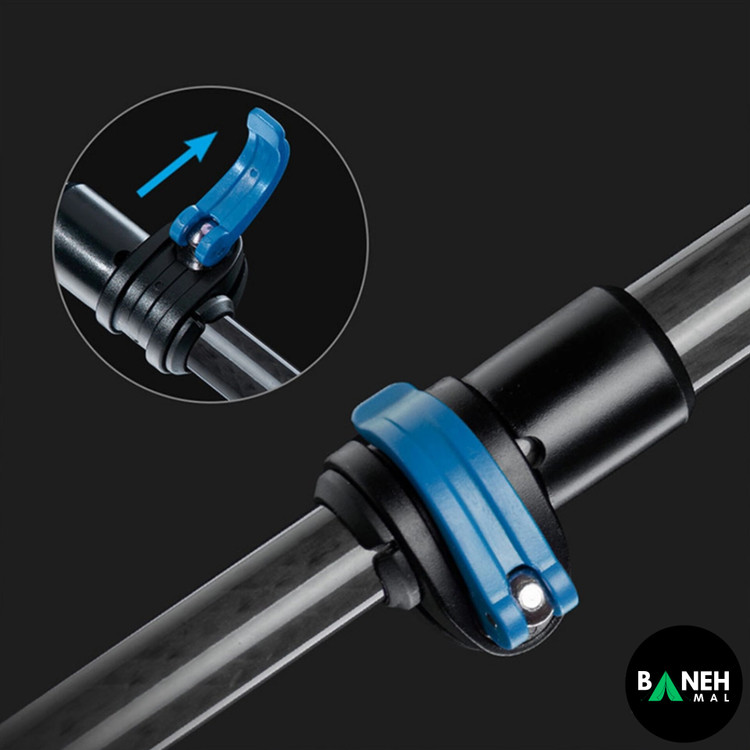عصای کوهنوردی کربن نیچرهایک مدل NH18D010-Z | ST07