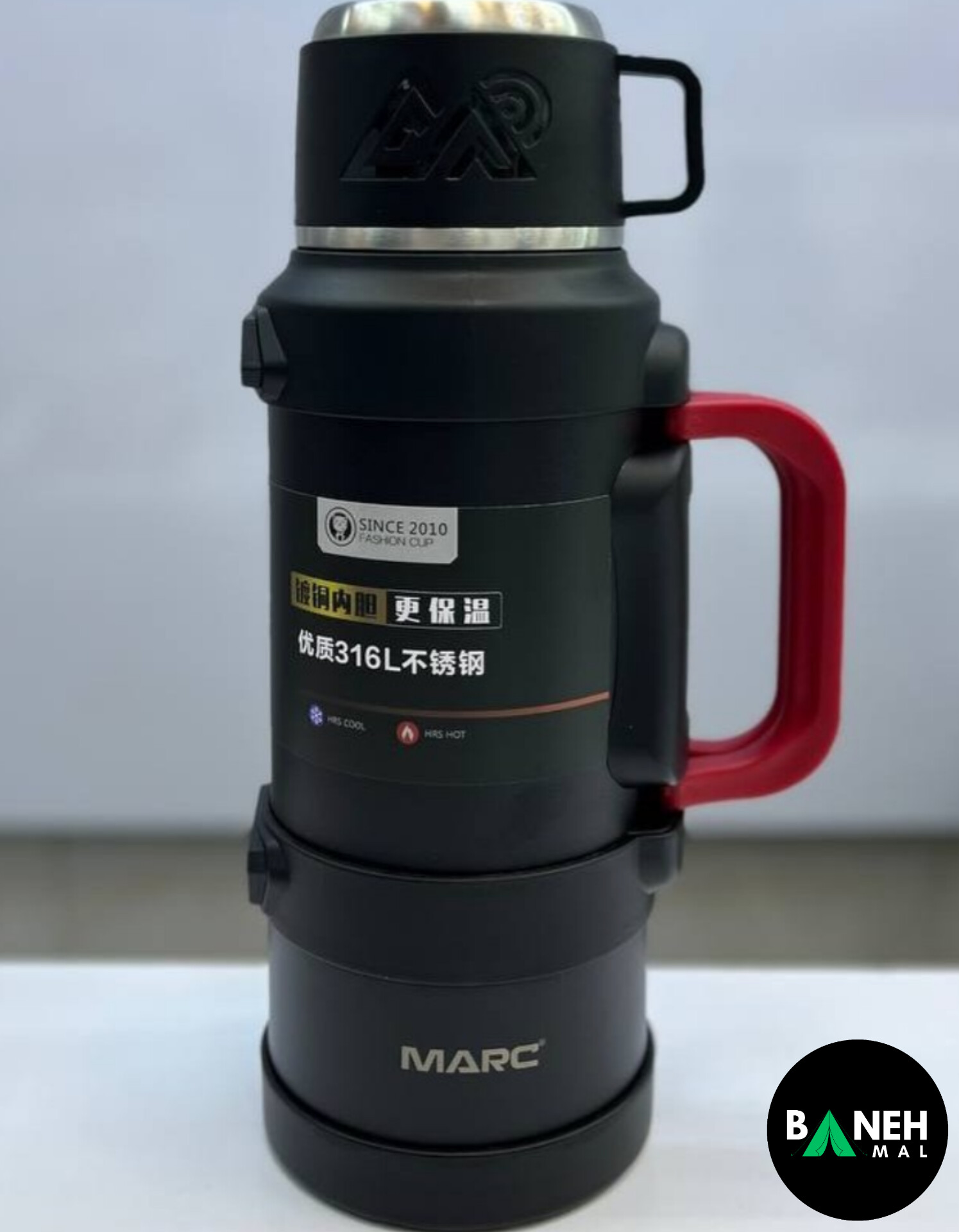 فلاسک وکیوم 2 تا 5 لیتری اورجینال سیف مدل SAFE SUS 316 دوجداره