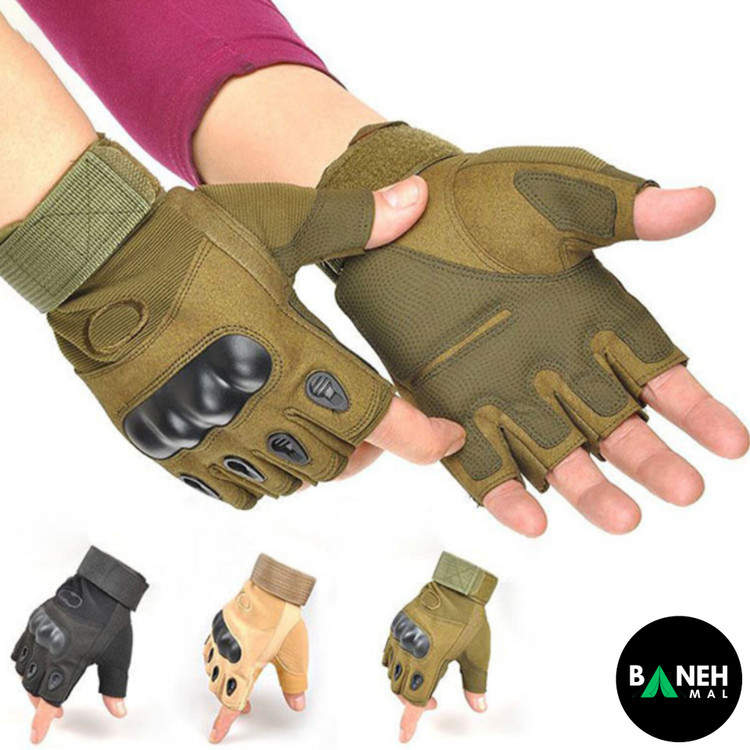 دستکش تاکتیکال نیم پنجه اوکلی مدل OAKLEY Gloves 005