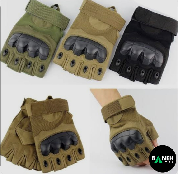 دستکش تاکتیکال نیم پنجه اوکلی مدل OAKLEY Gloves 005