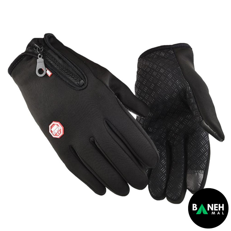 دستکش پلار ویندستاپر نیم زیپ