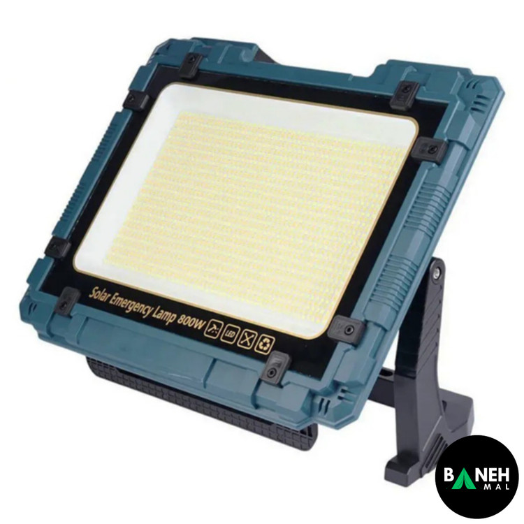 چراغ پروژکتور شارژی خورشیدی 800 وات مدل W8109-3