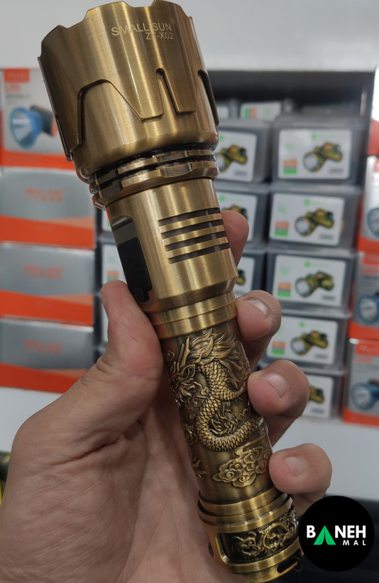 چراغ قوه گلد طرح دراگون اسمال سان مدل ZY-X02