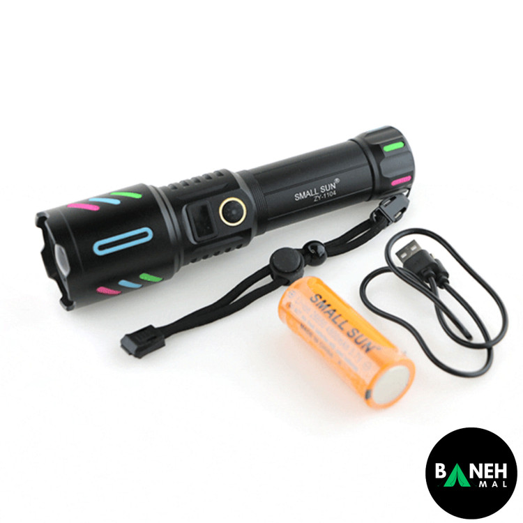 چراغ قوه پلیسی زوم دار اسمال سان ZY-1104