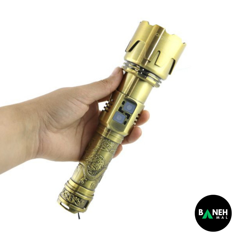چراغ قوه گلد طرح دراگون اسمال سان مدل ZY-X02