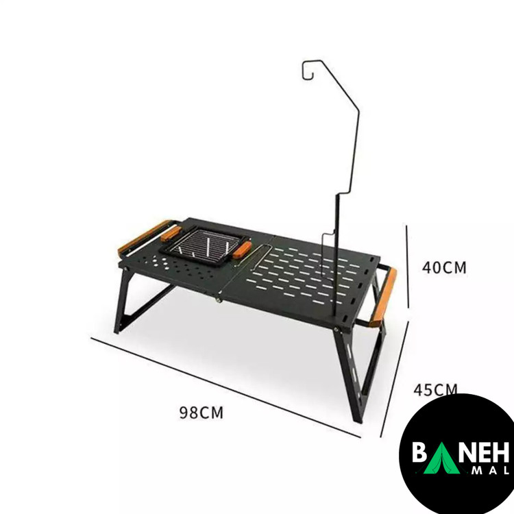 میز کمپینگ باربیکیو دار و لنسر دار moonrook مدل FX-7165