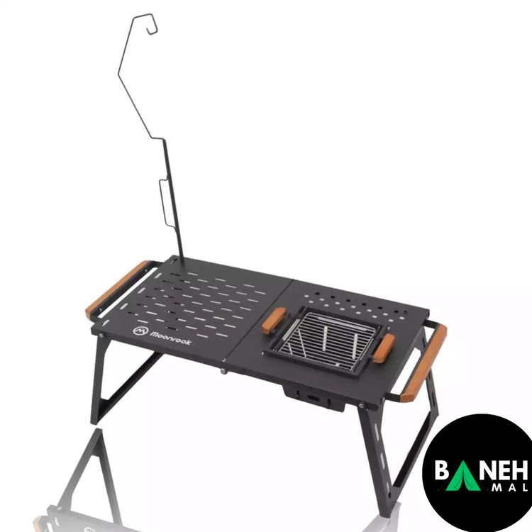 میز کمپینگ باربیکیو دار و لنسر دار moonrook مدل FX-7165