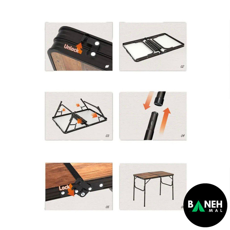 میز کمپینگ نیچرهایک مدل NH20JJ028