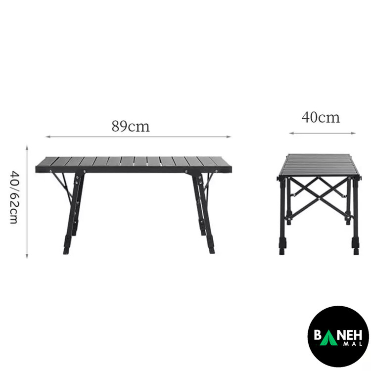 میز تاشو آلومینیومی چانوداگ مدل FX-7155
