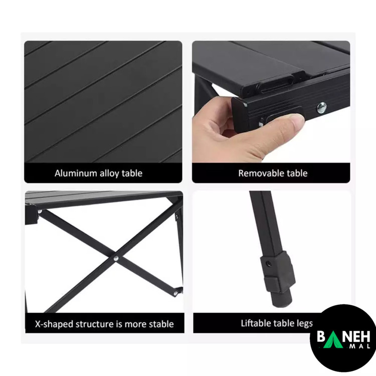 میز تاشو آلومینیومی چانوداگ مدل FX-7155