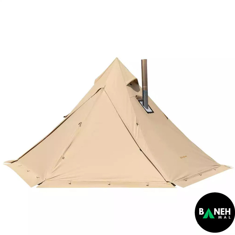 چادر سرخ پوستی کینگ کمپ مدل KHAKI-KT2219