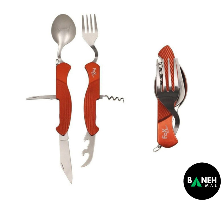 سرویس قاشق و چنگال جیبی 6 کاره