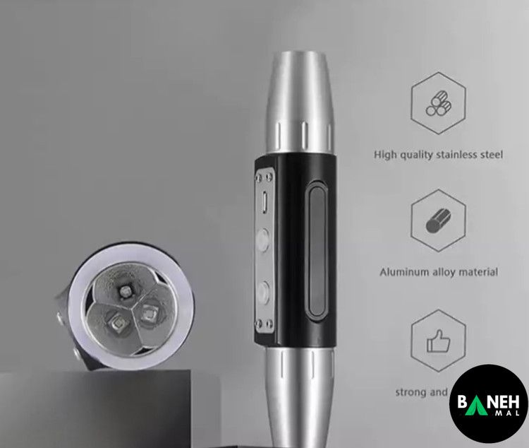 چراغ قوه یووی 6 لامپ اسمال سان UV-ZY88-6 LED