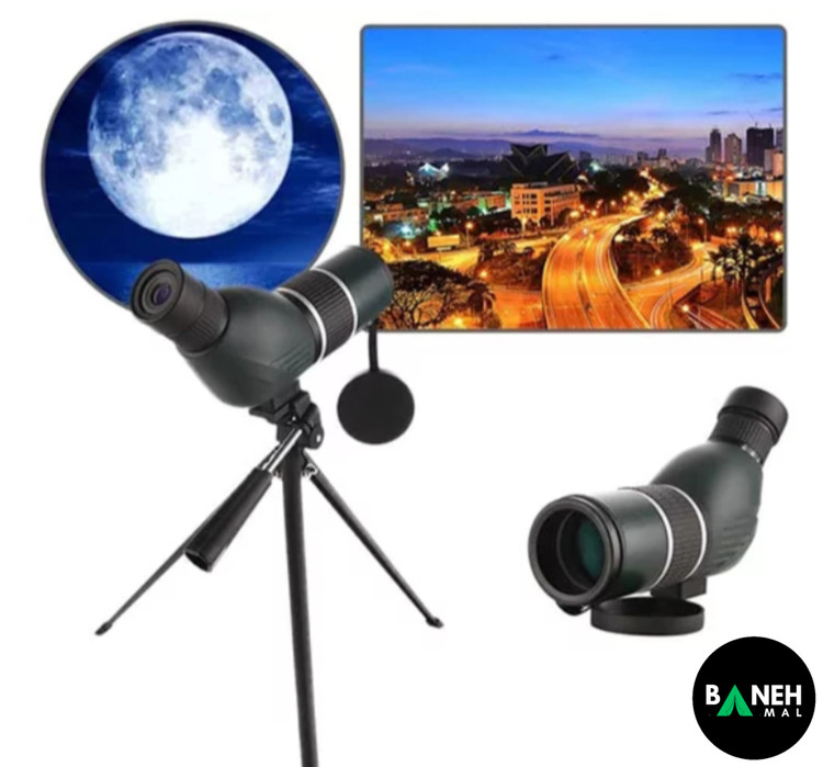 دوربین تک چشمی زومدار با سه پایه مدل ۲۰-۶۰×۶۰