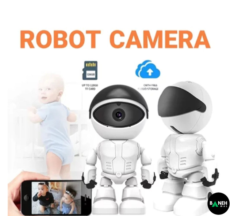 دوربین رباتی اتاق کودک و پرستار مدل ROBOT CAMERA WF360