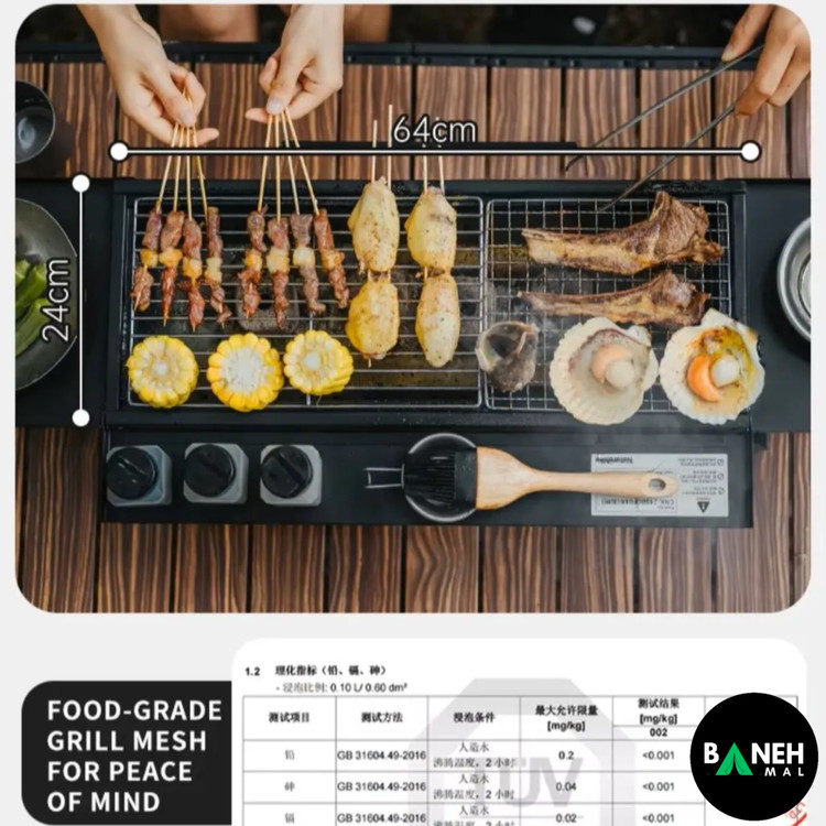 باربیکیو رومیزی تاشو نیچرهایک مدل CNK2450CF018