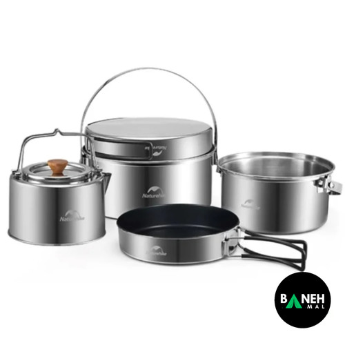 ست ظروف استیل نیچرهایک مدل NH22CJ005