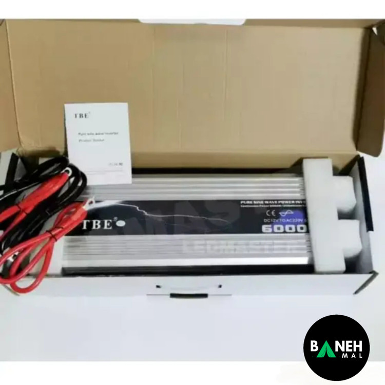 اینورتر تمام سینوسی مبدل برق خودرو تی بی ای مدل TBE6000W