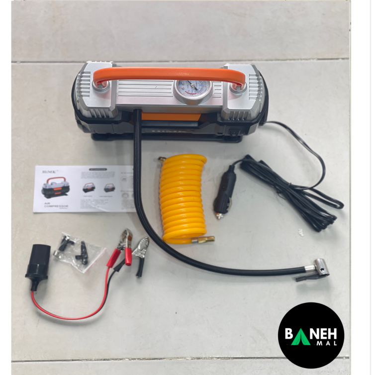 پمپ باد دو سیلندره دو موتوره MK-738 با توان 350 وات و فشار 150 PSI