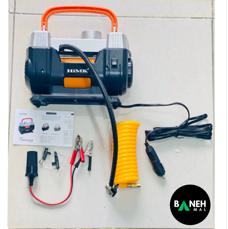 پمپ باد دو سیلندره دو موتوره MK-738 با توان 350 وات و فشار 150 PSI