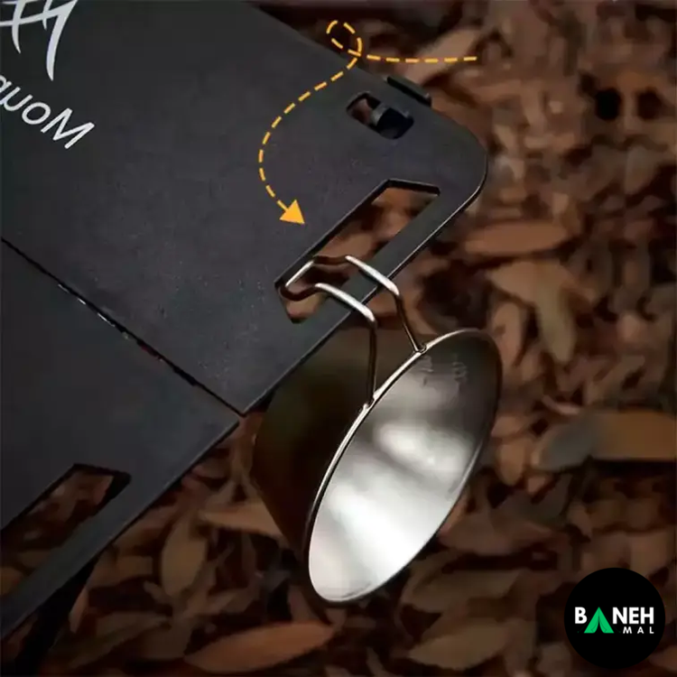 میز شیشه ای تاشو کمپینگ ماونتین هایکر مدل SZK728