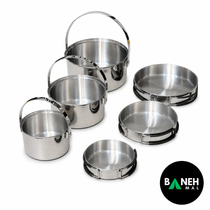 ست ظروف استیل نیچرهایک مدل NH22CJ005