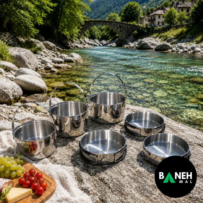 ست ظروف استیل نیچرهایک مدل NH22CJ005
