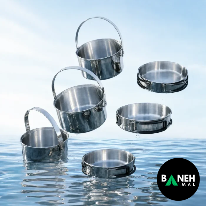 ست ظروف استیل نیچرهایک مدل NH22CJ005