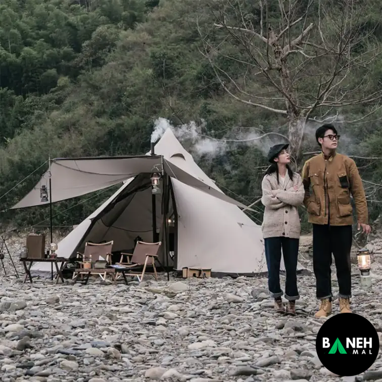 چادر هرمی شش ضلعی 3 تا 4 نفره نیچرهایک مدل NH20ZP013