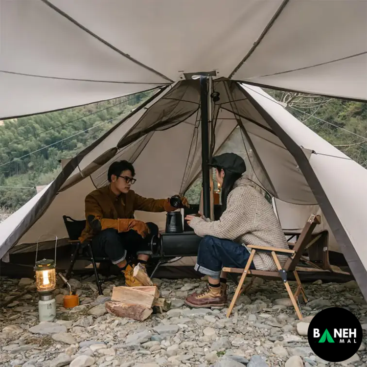 چادر هرمی 6 نفره نیچرهایک مدل NH20ZP014